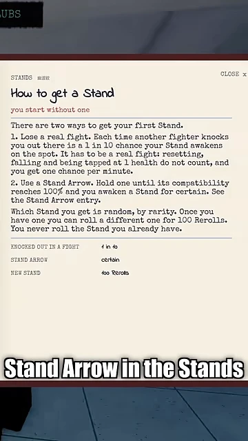The Morioh High Encyclopedia explaining how to get a Stand